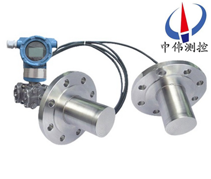 Double flange type remote liquid level meter